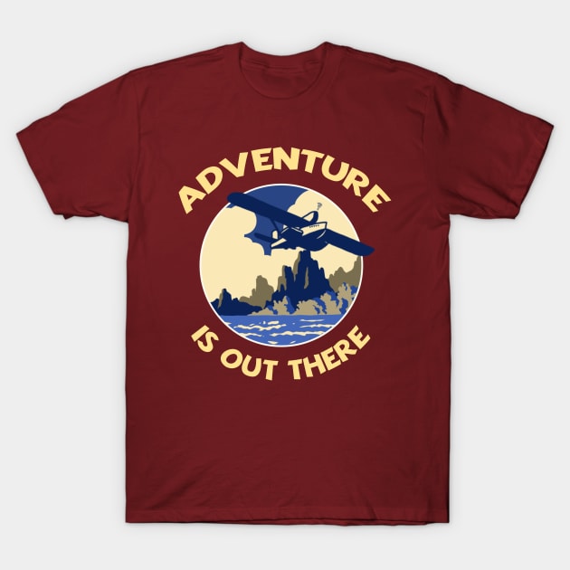 Adventure is Out There! T-Shirt by NikSwiftDraws